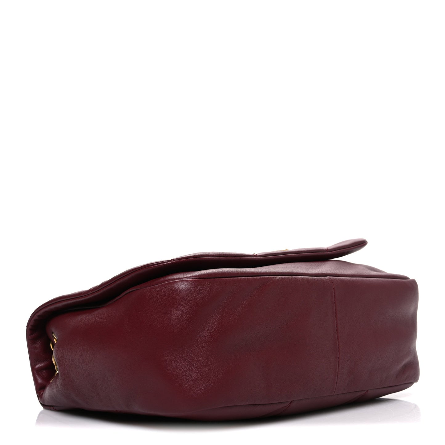 Lambskin Matelasse Monogram Medium Jamie 4.3 New Dark Bordeaux