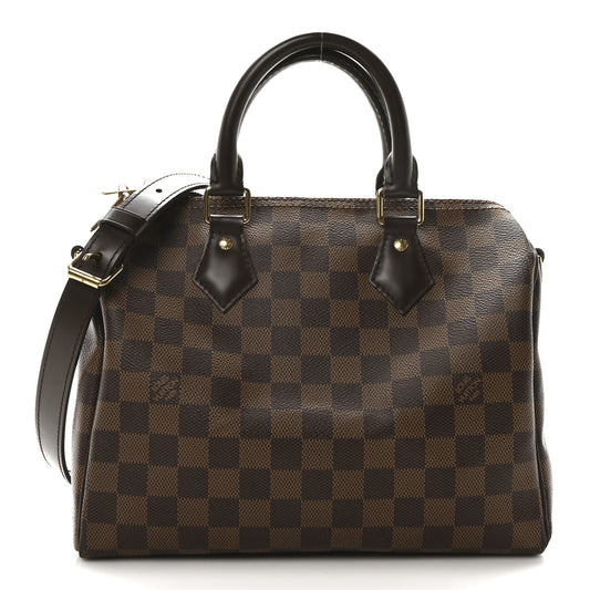 Damier Ebene Speedy Bandouliere 25