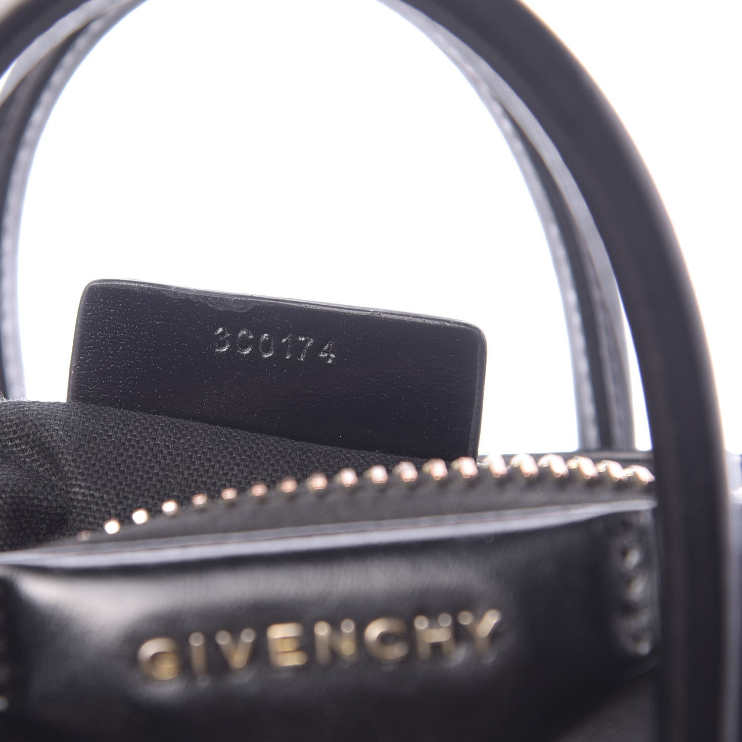 Givenchy Shiny Lord Calfskin Mini Antigona Black 7 of 13