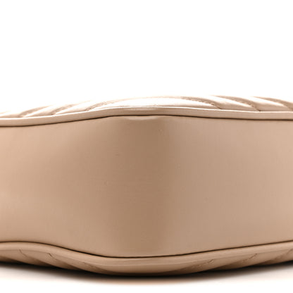 Saint Laurent Calfskin Matelasse Monogram Lou Camera Bag Dark Beige 9 of 13