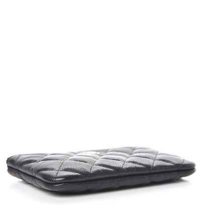 Chanel Caviar Quilted Small Cosmetic Case Black 4 of 8