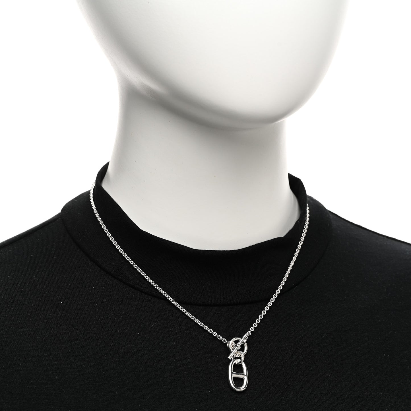 Sterling Silver Amulette Chaine d'Ancre Necklace