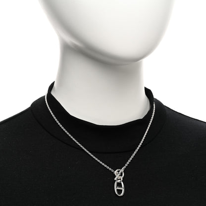 Hermes Sterling Silver Amulette Chaine d'Ancre Necklace 2 of 5