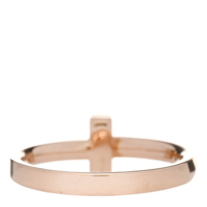Tiffany 18K Rose Gold T T1 Ring 54 6.75 3 of 4