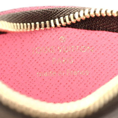 Louis Vuitton Monogram 2022 Christmas Animation Paris Key Pouch Pink 6 of 9