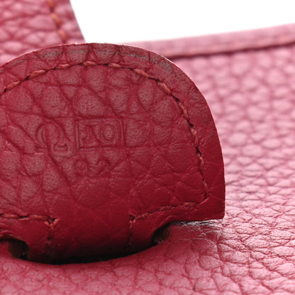 Hermes Taurillon Clemence Evelyne III PM Rubis 6 of 8