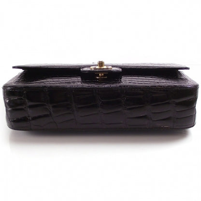 Chanel Alligator Classic Flap Black 4 of 11
