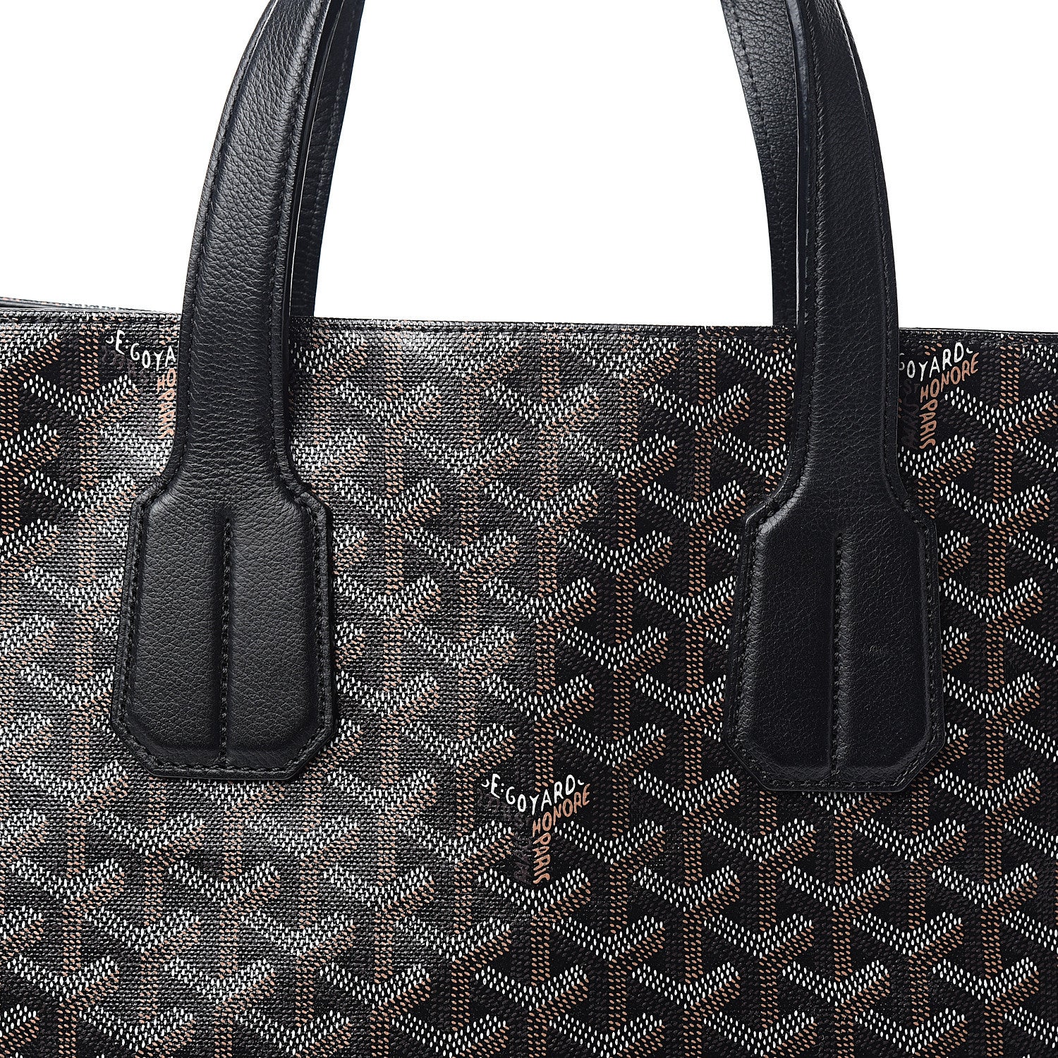Goyard Goyardine Voltaire III Tote Black 13 of 13