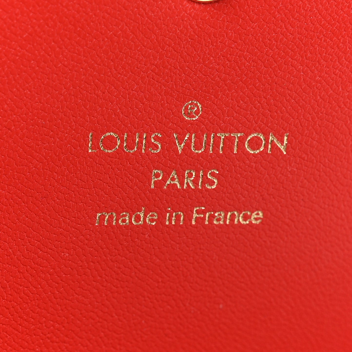 Monogram Medium Kirigami Pochette Insert Coquelicot