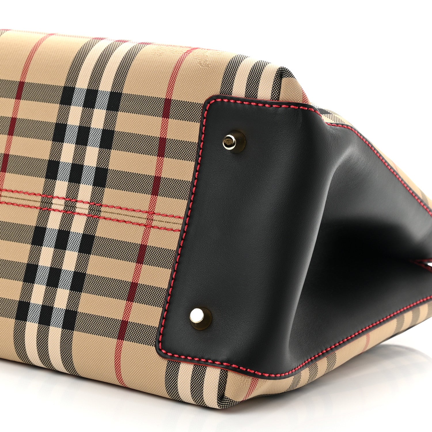 Burberry Horseferry Check Medium Ballingdon Tote Honey Black 11 of 11