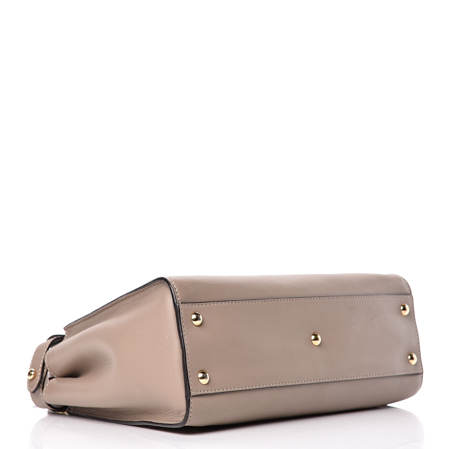 Fendi Vitello Seta Plexiglass Tortoise Medium Peekaboo Iconic Satchel Tortora 4 of 13