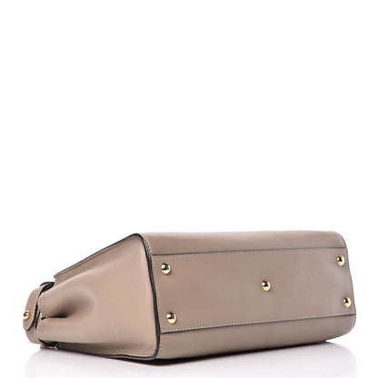 Fendi Vitello Seta Plexiglass Tortoise Medium Peekaboo Iconic Satchel Tortora 4 of 13