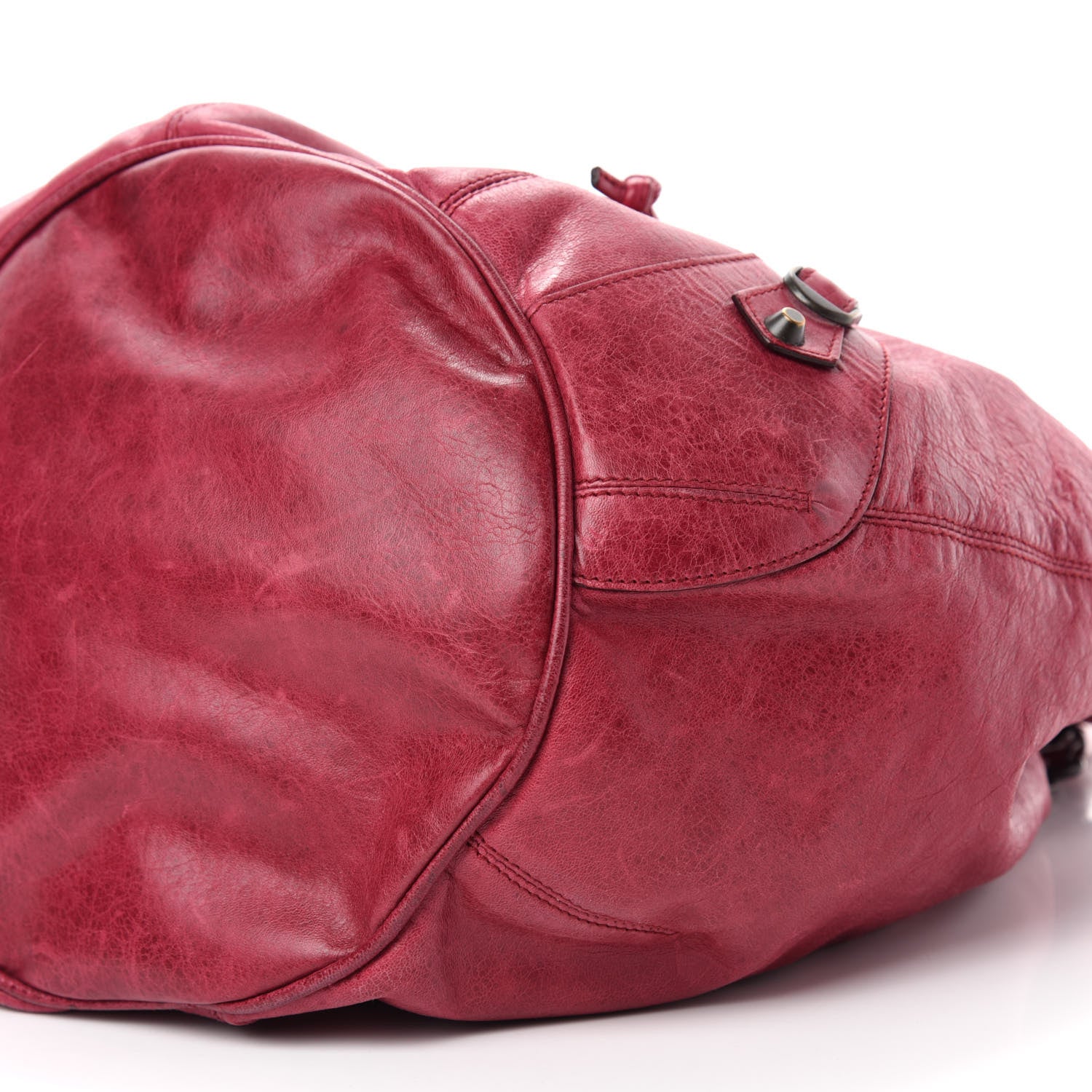 Balenciaga Agneau Classic Hardware Pompon Pourpre 7 of 10