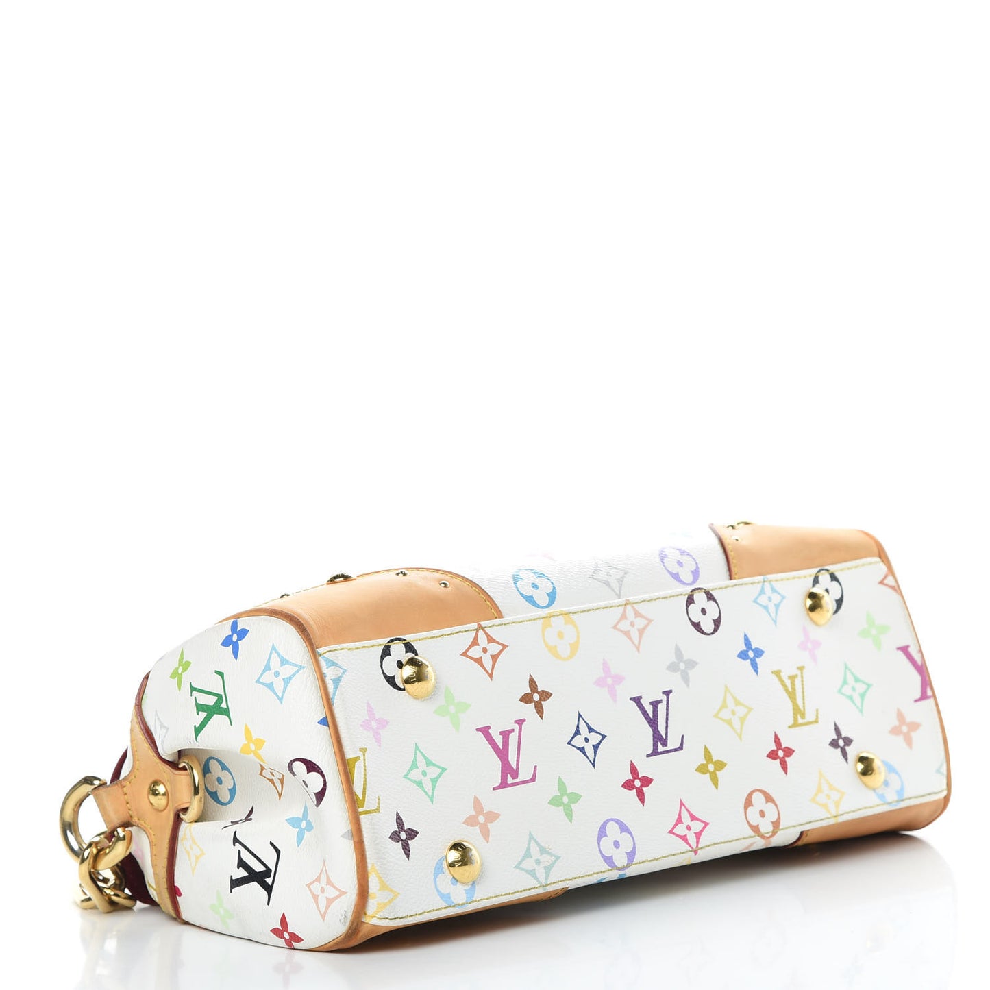 Monogram Multicolor Beverly MM White