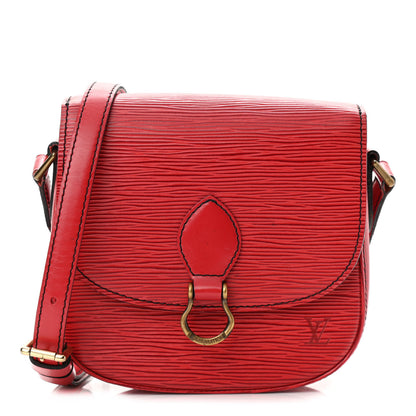 Louis Vuitton Epi Saint Cloud MM Red 1 of 11