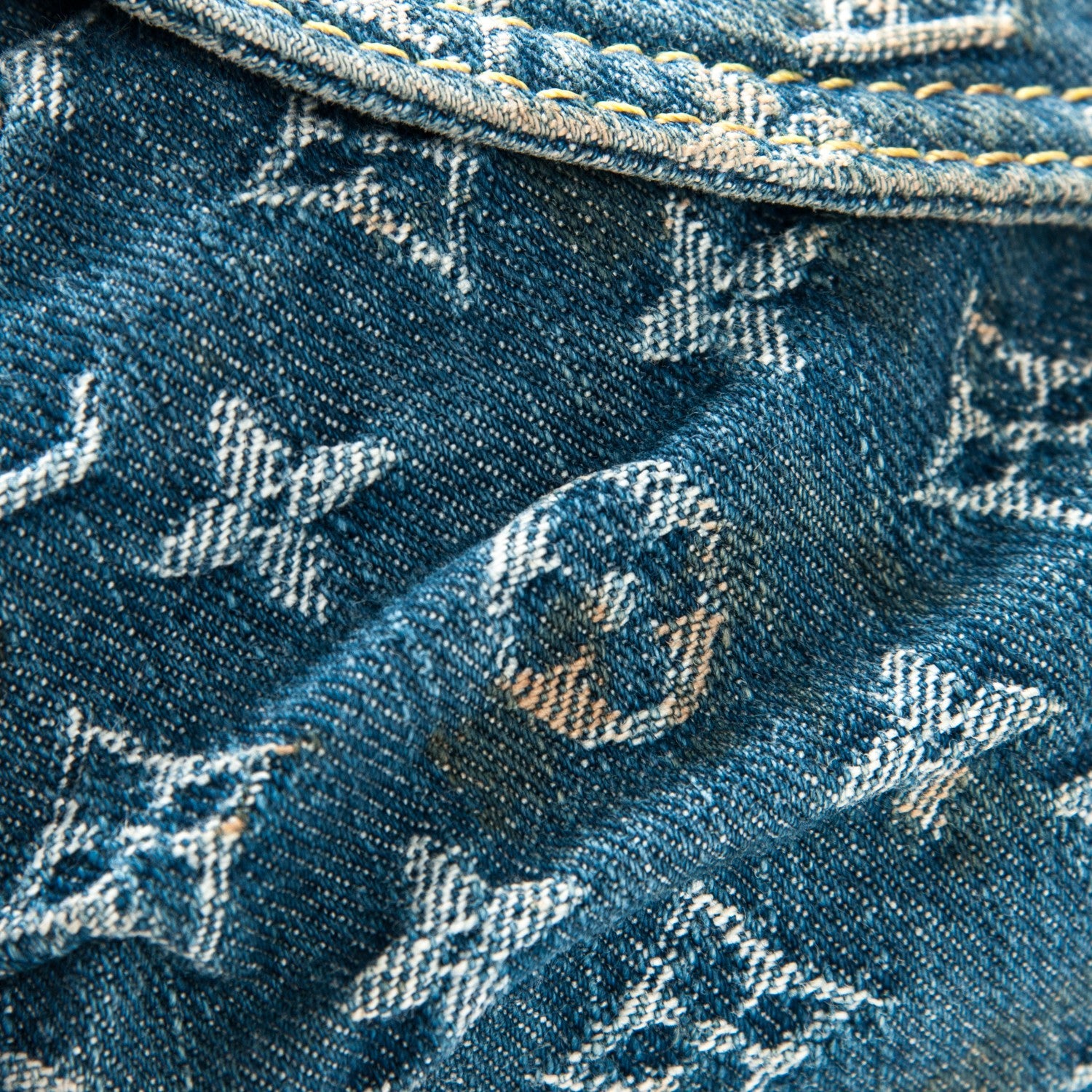 Louis Vuitton Monogram Denim Mini Pleaty Blue 8 of 8