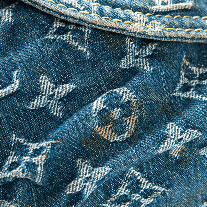 Louis Vuitton Monogram Denim Mini Pleaty Blue 8 of 8