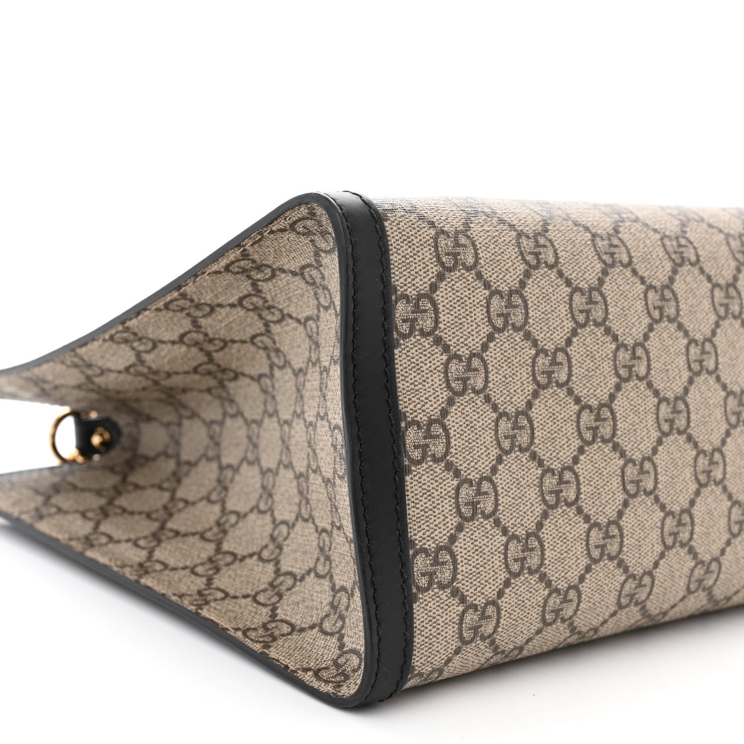 Gucci GG Supreme Monogram Medium Padlock Tote Black 9 of 11