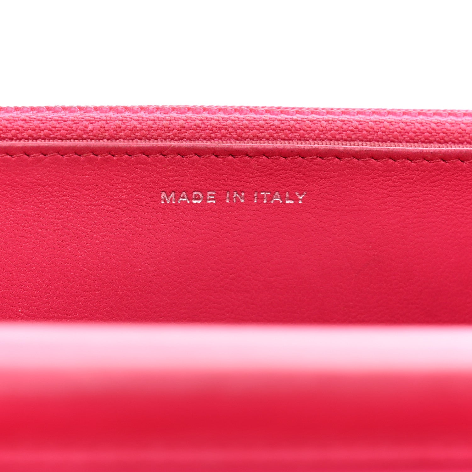 Chanel Lambskin Quilted Wallet On Chain WOC Pink 8 of 14