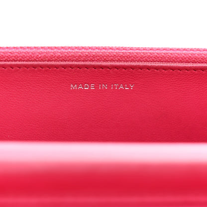 Chanel Lambskin Quilted Wallet On Chain WOC Pink 8 of 14