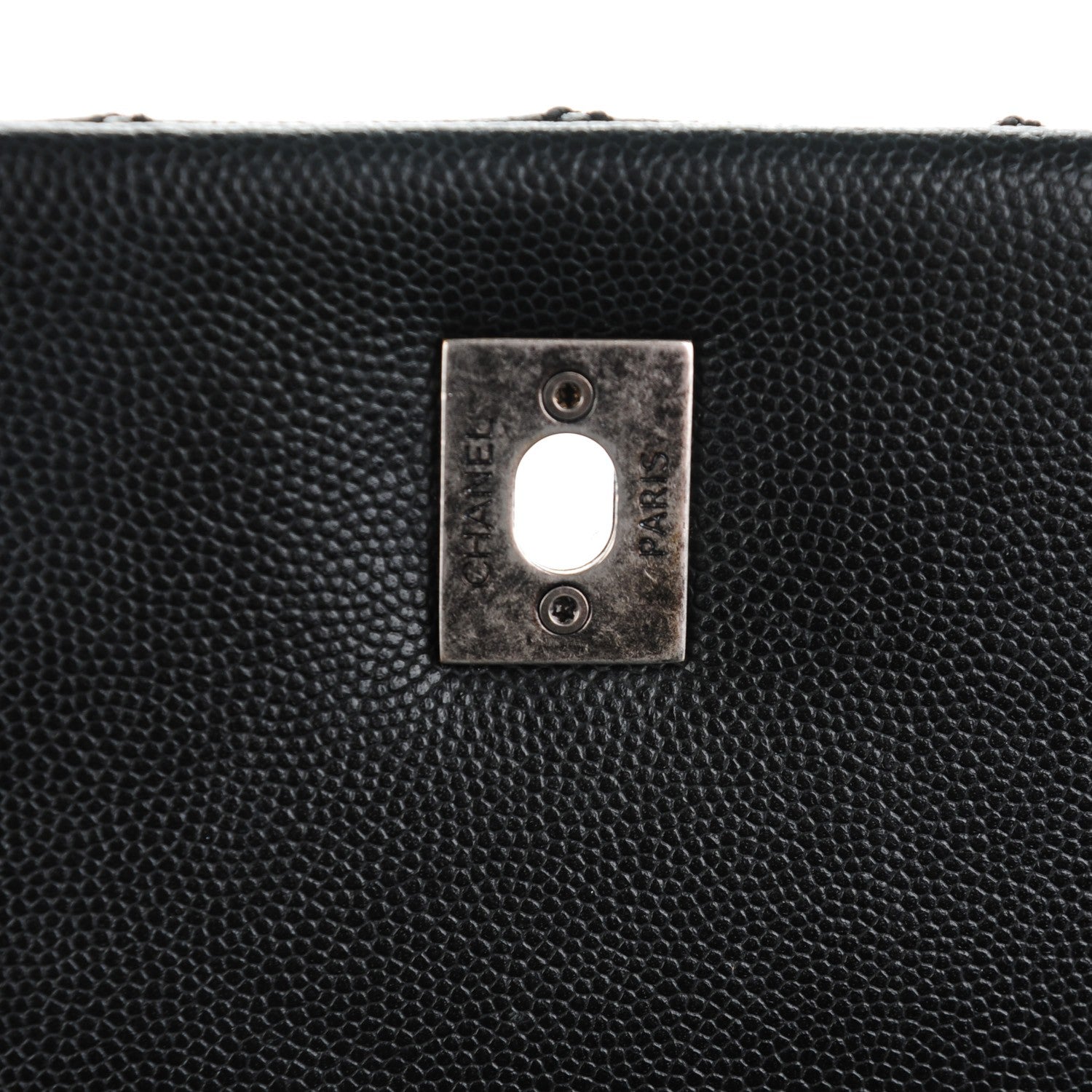 Chanel Caviar Quilted Small Coco Handle Flap Black 6 of 8