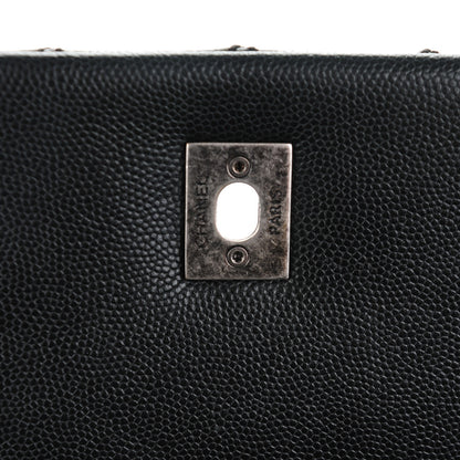 Chanel Caviar Quilted Small Coco Handle Flap Black 6 of 8