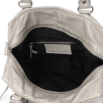 Balenciaga Agneau Classic Hardware Box Bag Silver Hardware 5 of 12
