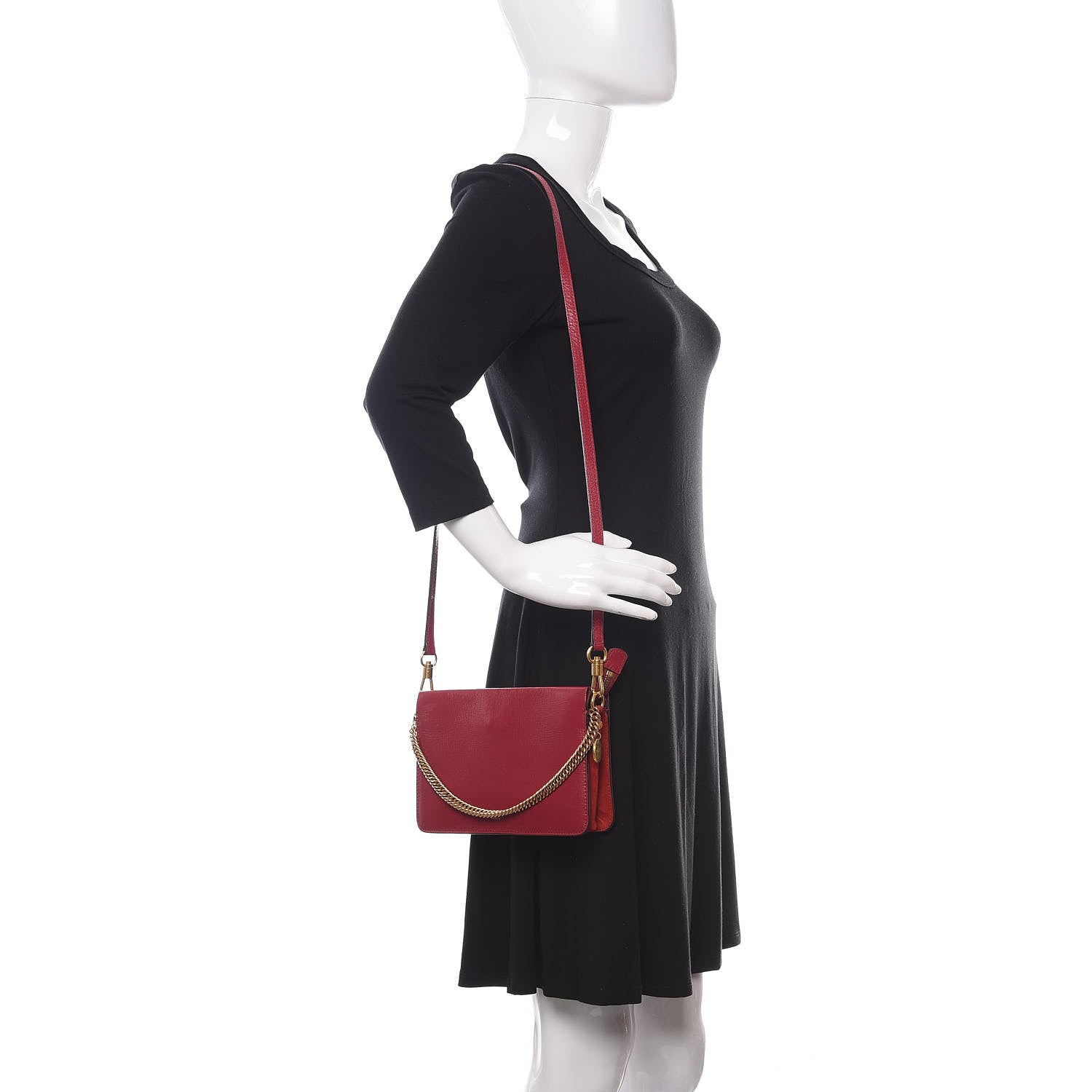Givenchy Goatskin Suede Cross 3 Crossbody Bag Fig Pink Cherry 2 of 10