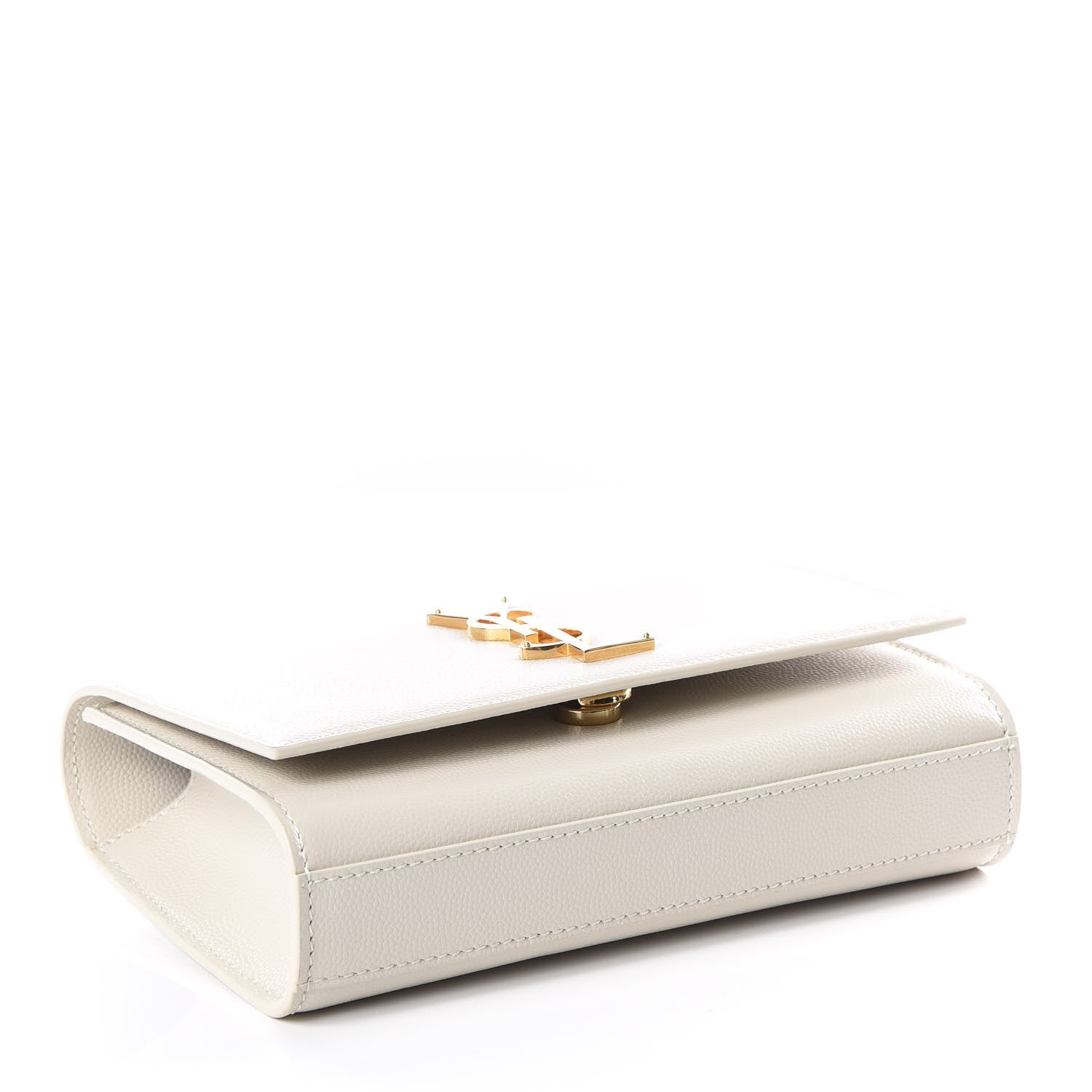 Saint Laurent Grain De Poudre Monogram Kate Belt Bag Blanc Vintage 3 of 11