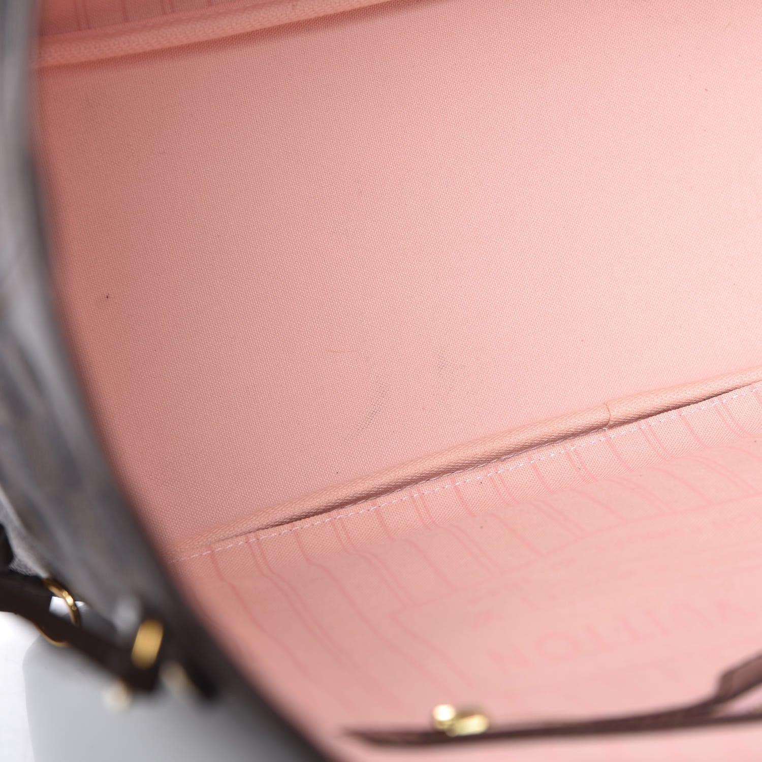 Louis Vuitton Damier Ebene Neo Neverfull MM Rose Ballerine 12 of 16