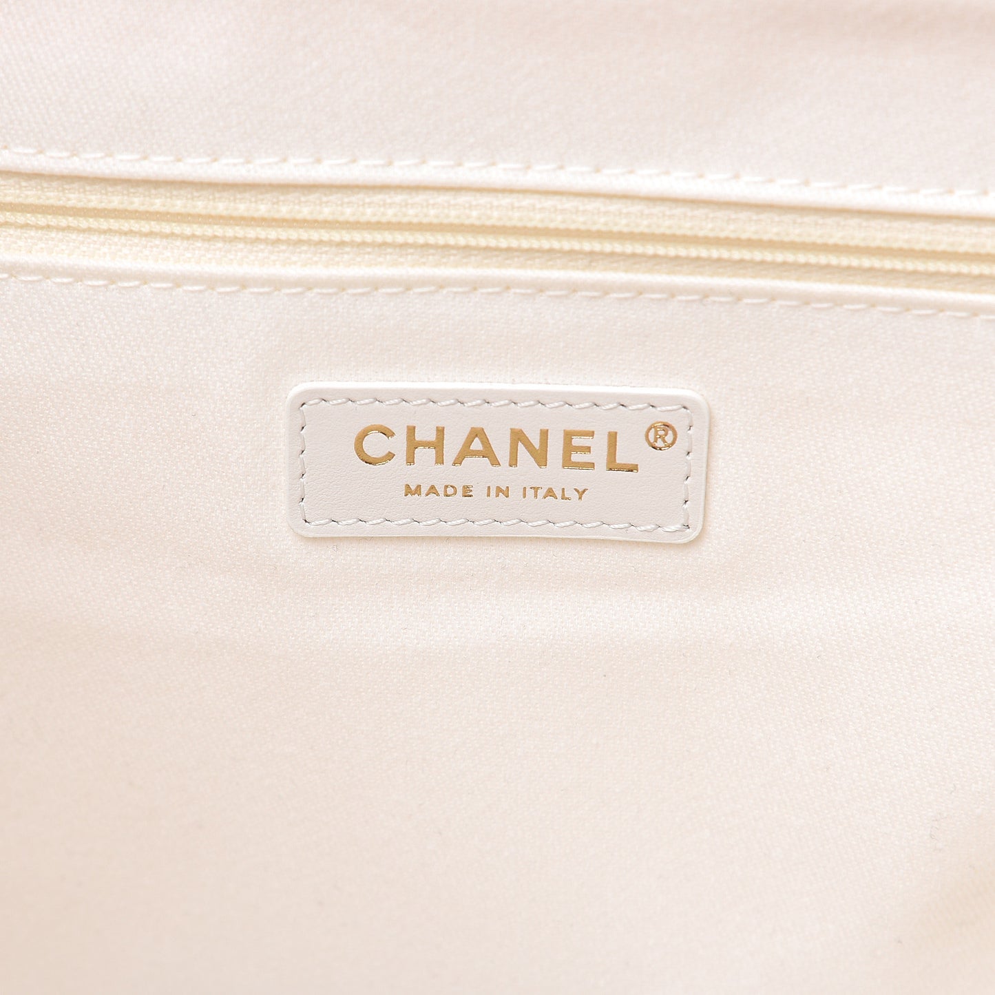 Canvas Pearl Large Deauville Tote Ecru Beige