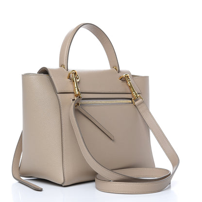 Celine Grained Calfskin Micro Belt Bag Light Taupe 3 of 9