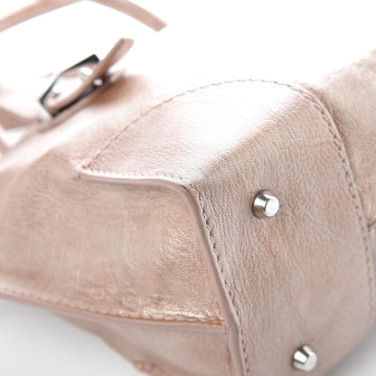 Alexander McQueen Metallic Grained Goatskin Small Legend Satchel Pink 14 of 17