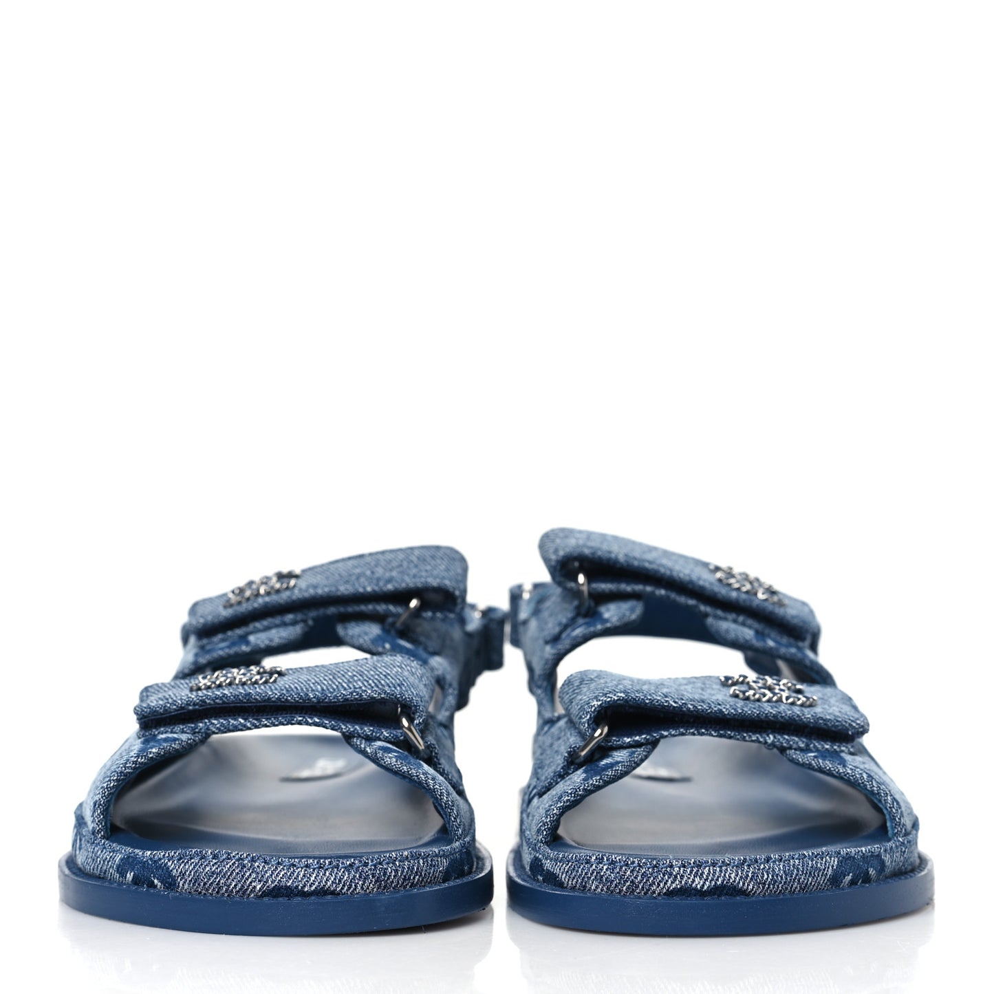 Denim CC Dad Sandals 39 Light Blue