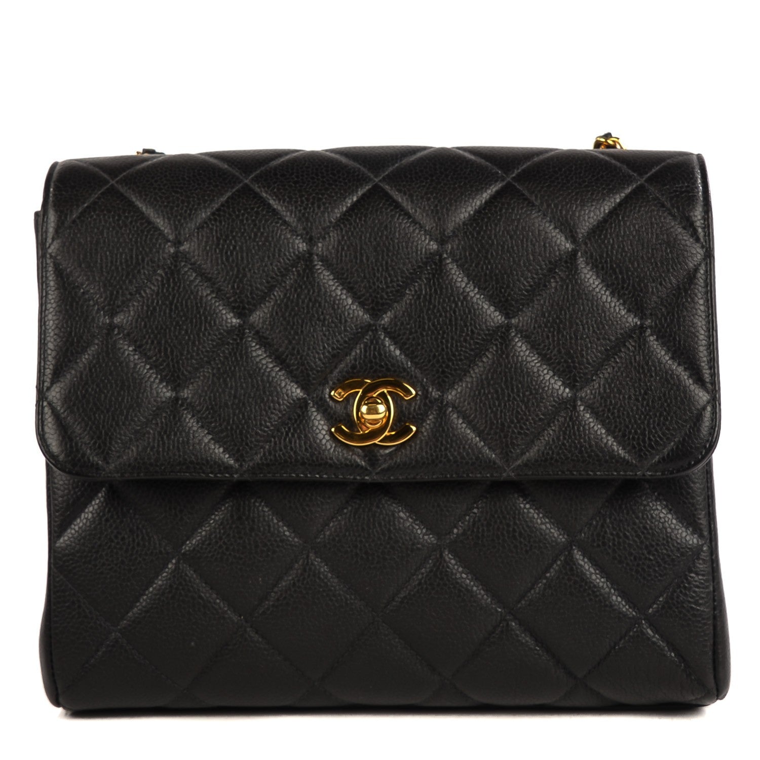 Chanel Caviar Quilted Medium Flap Shoulder Bag Black 1 of 9