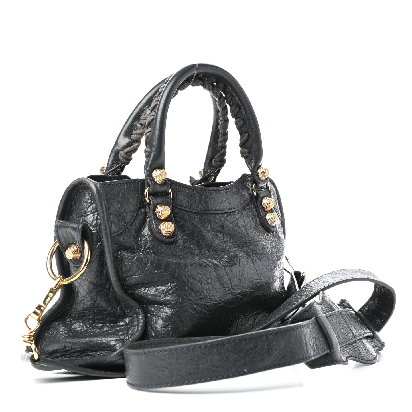 Agneau Giant 12 Gold Hardware Mini City Anthracite