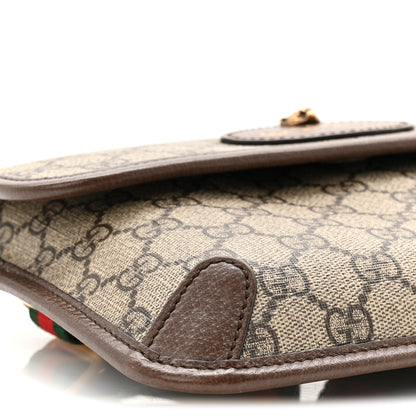 Gucci GG Supreme Monogram Neo Vintage Web Belt Bag Brown 9 of 10