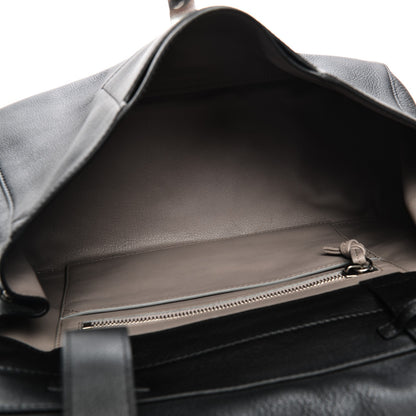 Proenza Schouler Pebbled Calfskin Double Sided PS Courier Bag Black 5 of 7