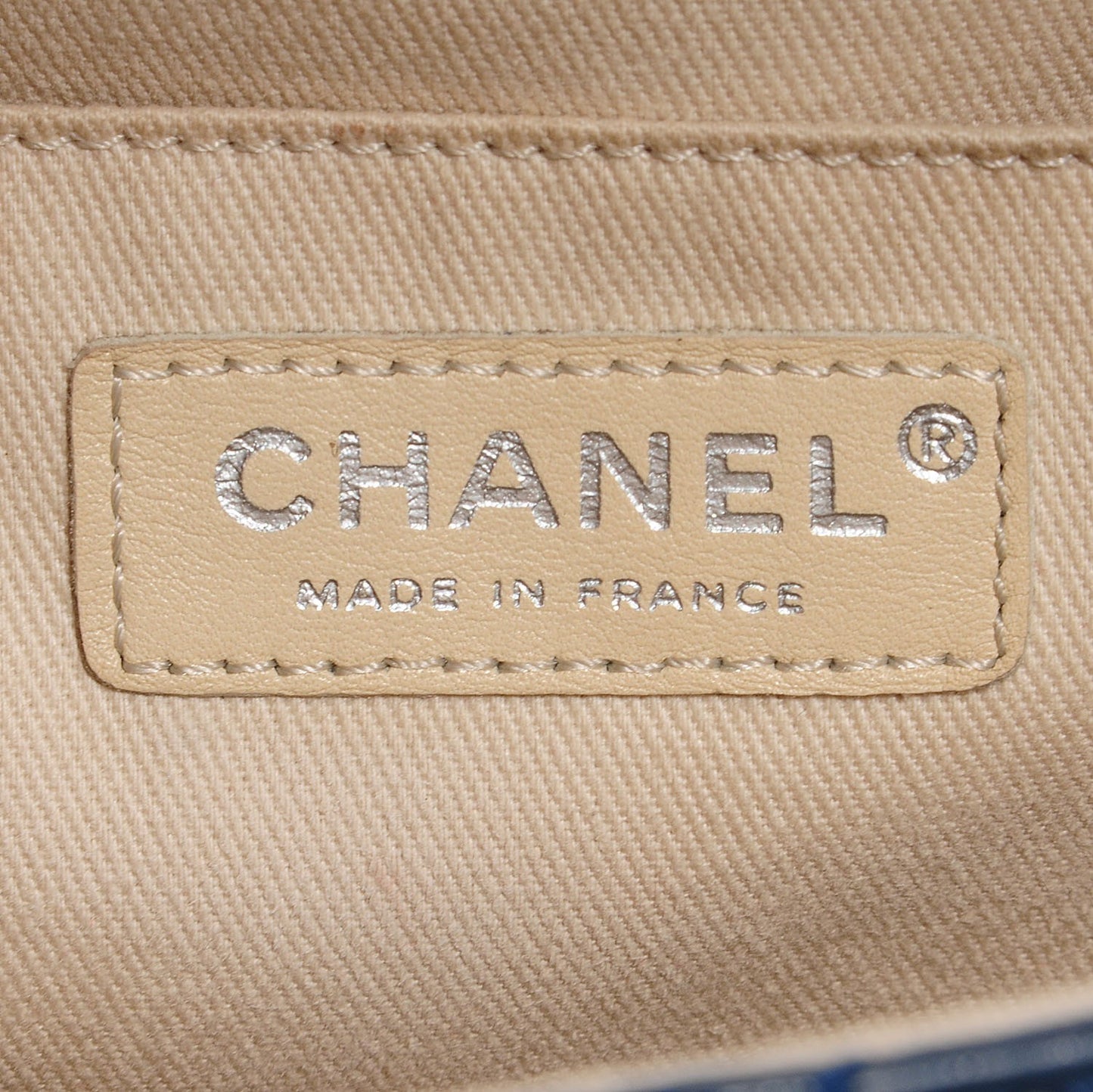 Calfskin Quilted In The Business Flap Dark Blue