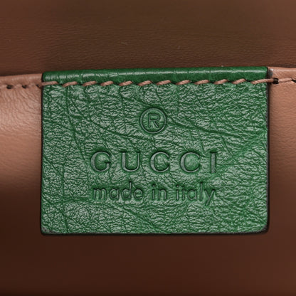 Gucci Ostrich Mini Sylvie Top Handle Bag Green 6 of 14