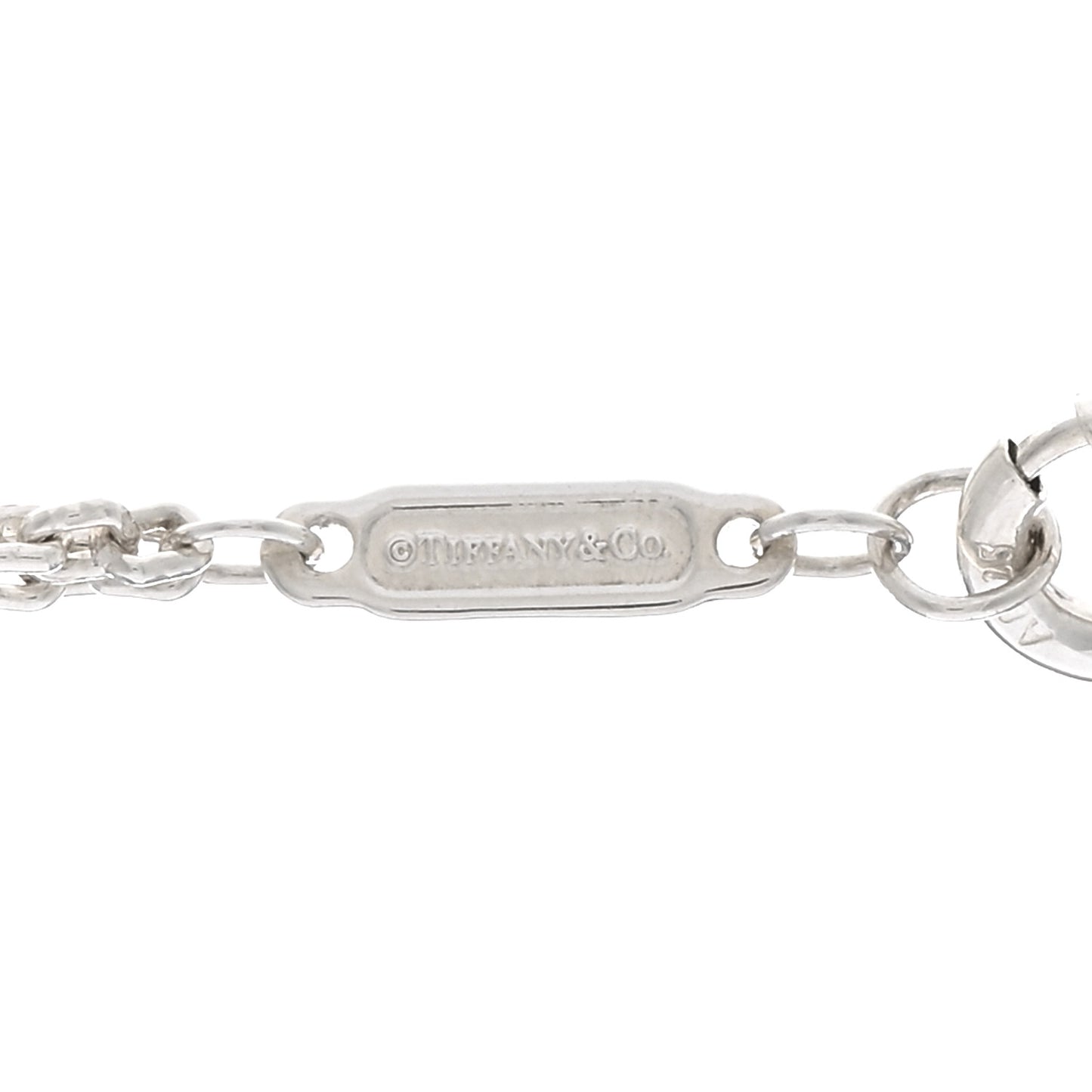 Sterling Silver Double HardWear Link Pendant Necklace