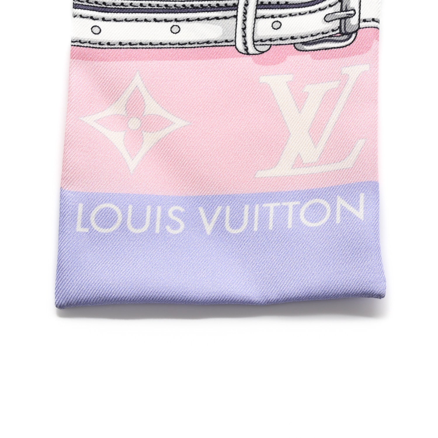 Louis Vuitton Silk Monogram Escale Confidential Bandeau Pink 2 of 3