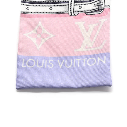 Louis Vuitton Silk Monogram Escale Confidential Bandeau Pink 2 of 3