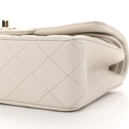 Chanel Caviar Quilted Small Double Flap White 10 of 13