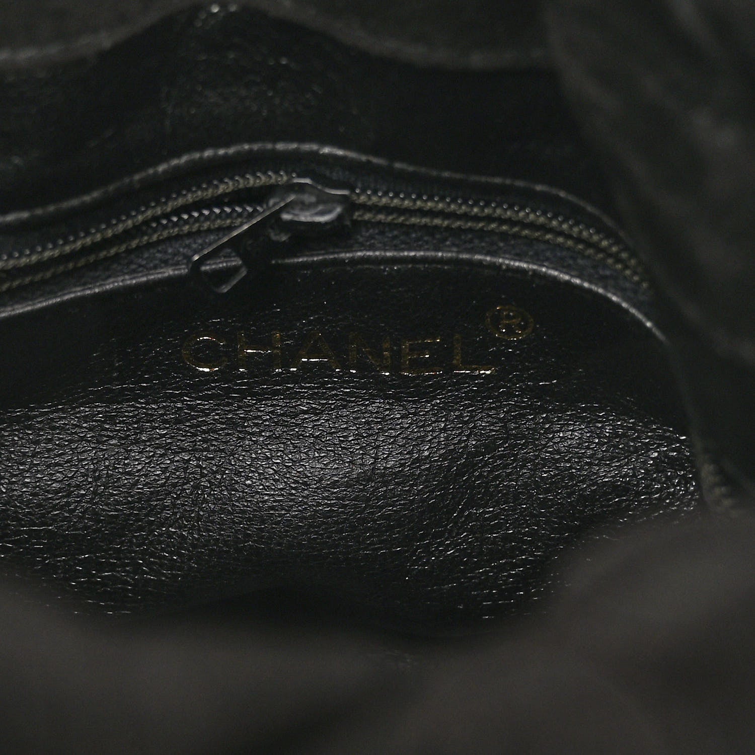 Chanel Suede Drawstring Tassel Bucket Bag Black 6 of 9