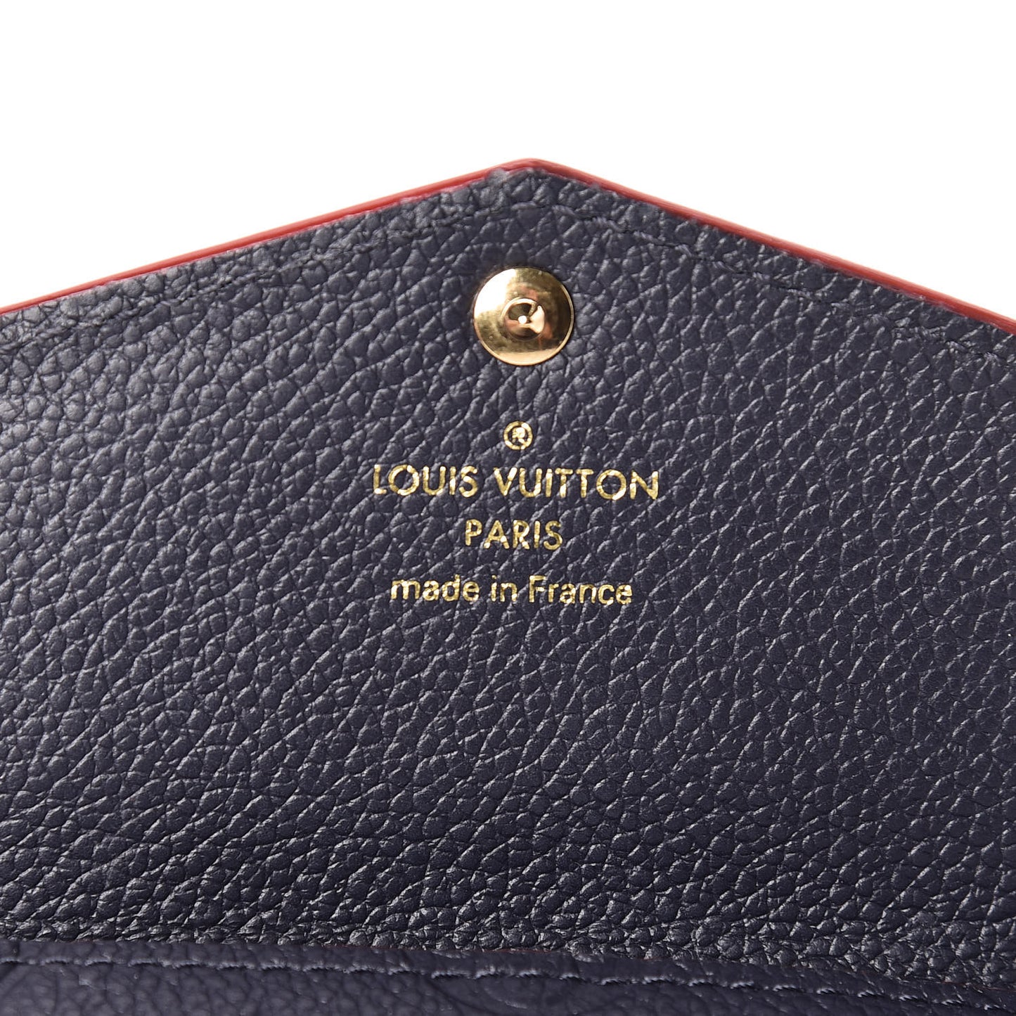 Empreinte Key Pouch Marine Rouge