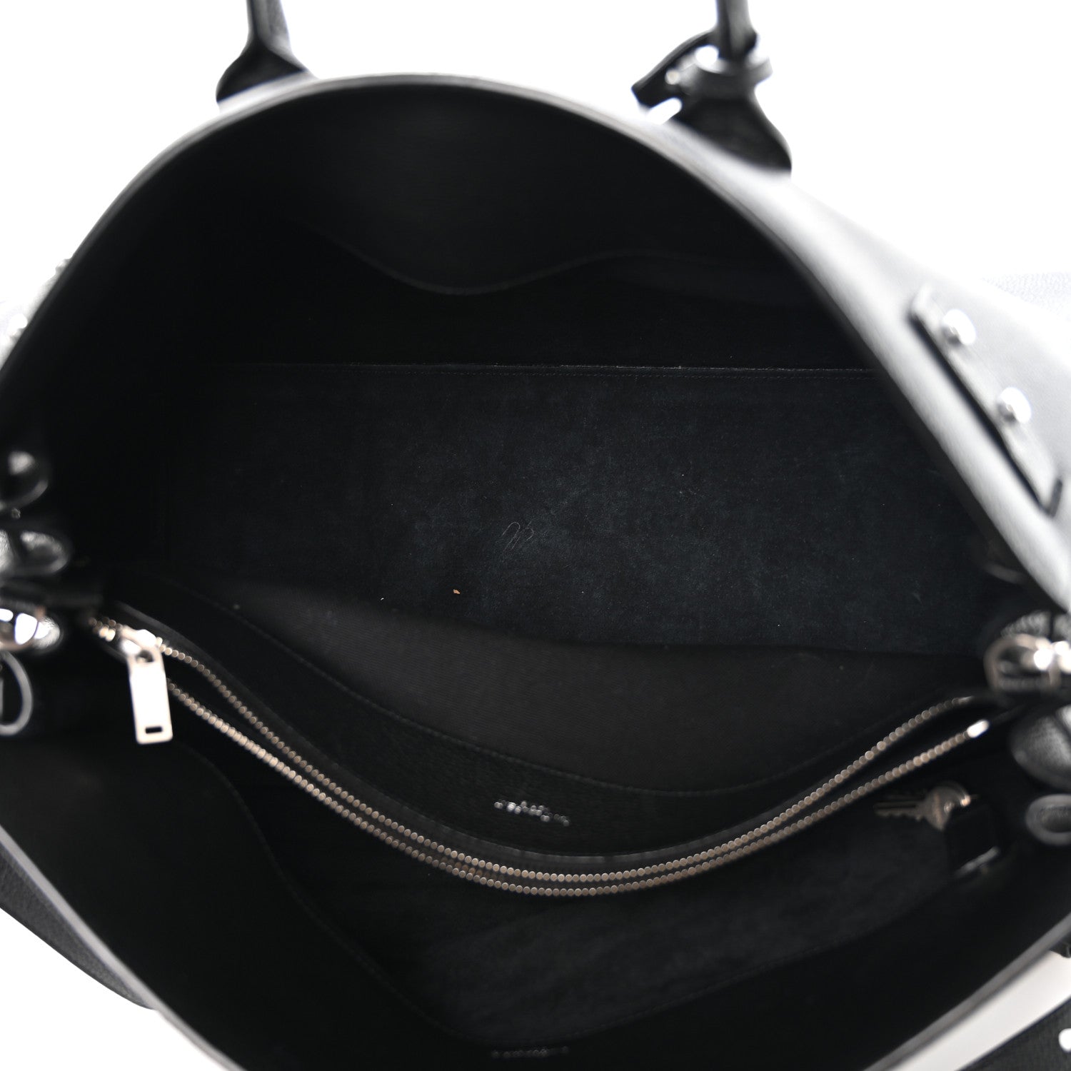 Saint Laurent Grained Calfskin Large Souple Sac De Jour Black 6 of 11