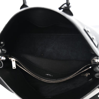 Saint Laurent Grained Calfskin Large Souple Sac De Jour Black 6 of 11