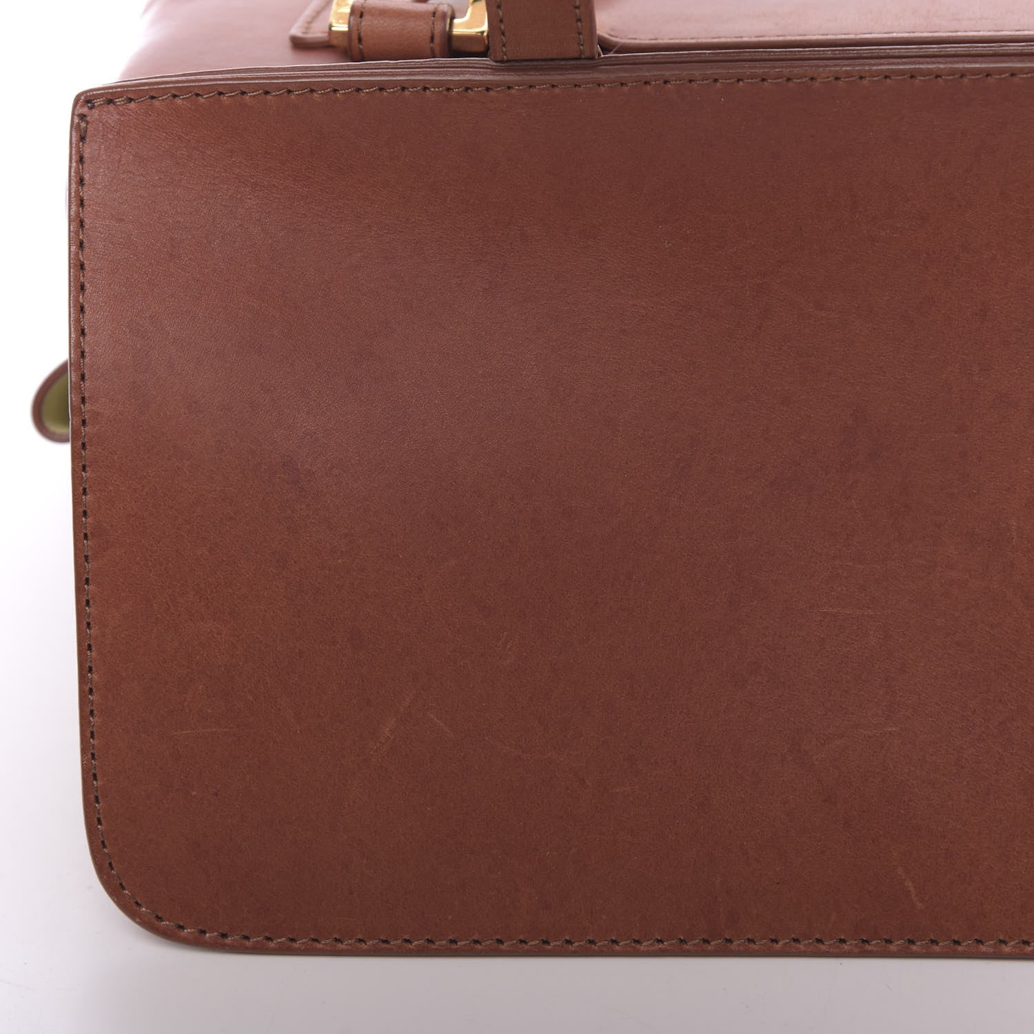 Mansur Gavriel Calfskin Mini Lady Bag Brandy Cleo 13 of 20