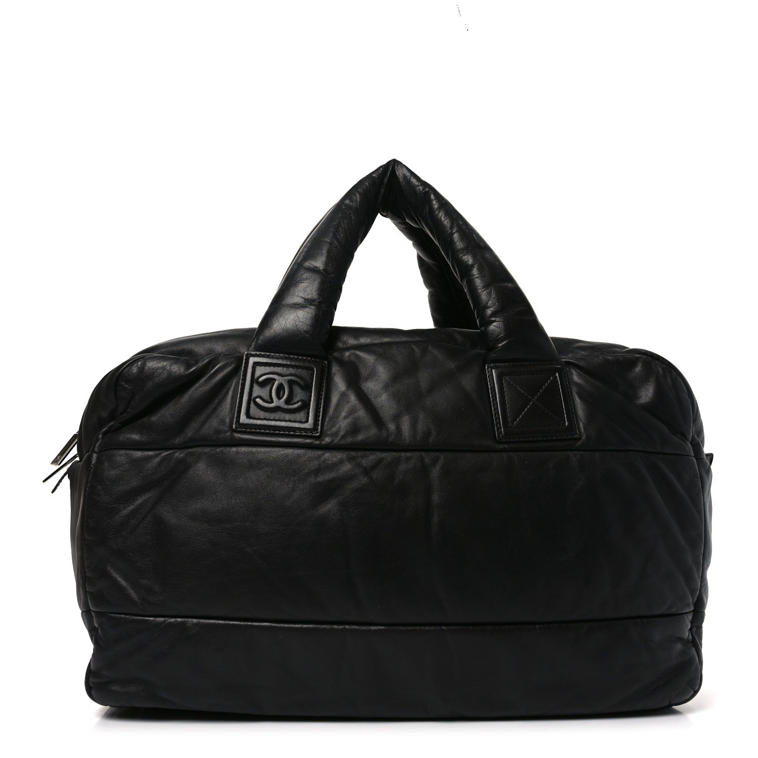 Chanel Lambskin Quilted Extra Large Coco Cocoon Reversible Tote Black 1 of 10
